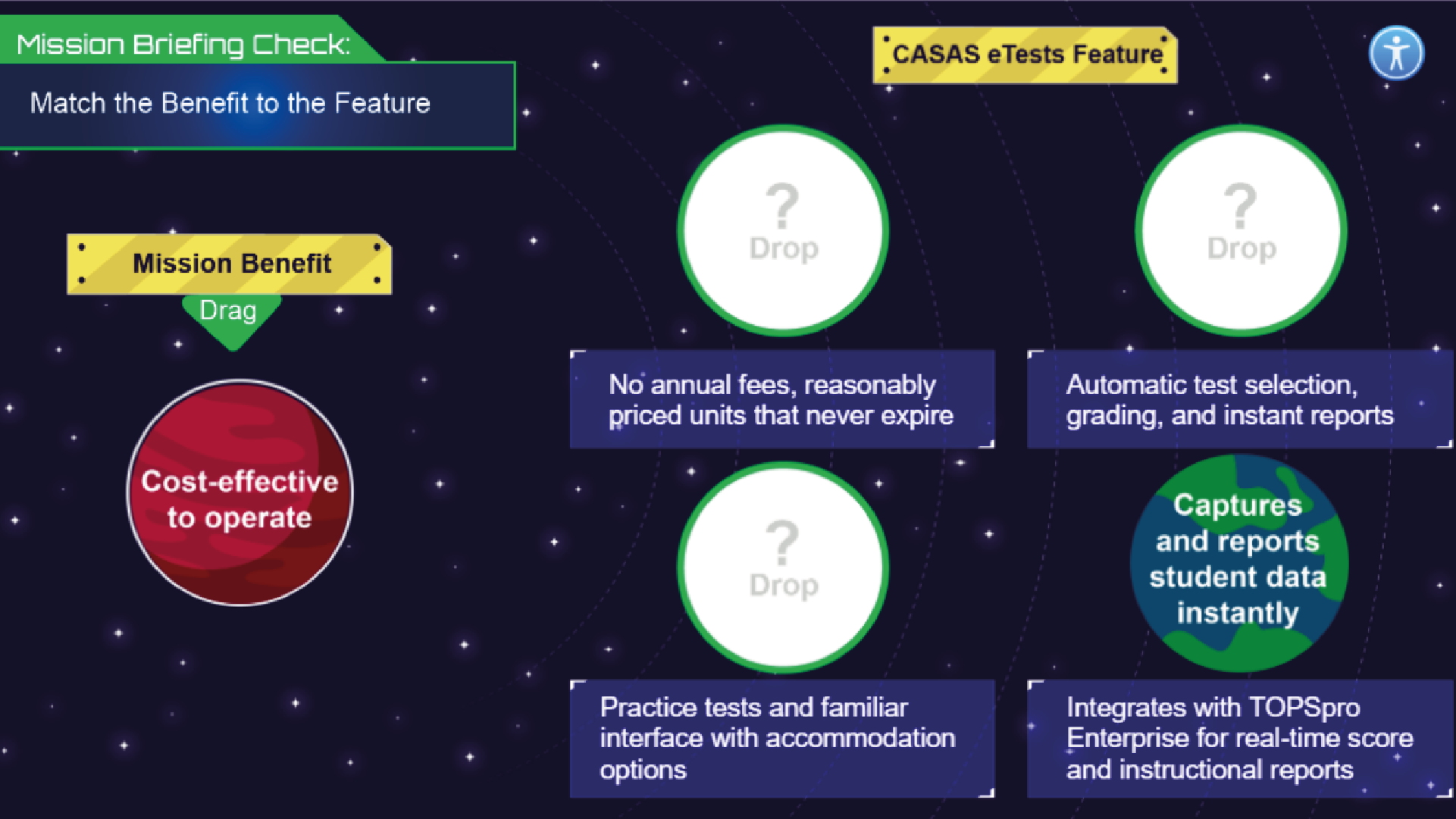 CASAS - Case Study - Drag and Drop activity CASAS - Case Study - Drag and Drop activity